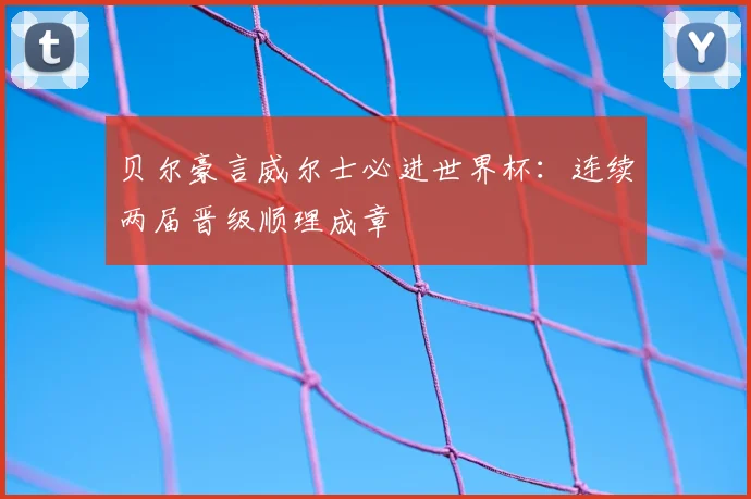 贝尔豪言威尔士必进世界杯:连续两届晋级顺理成章