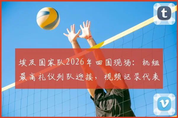 埃及国家队2026年回国现场：机组最高礼仪列队迎接，视频记录代表团包机归国全流程