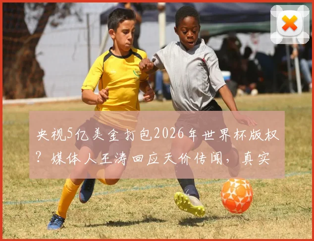 央视5亿美金打包2026年世界杯版权?媒体人王涛回应天价传闻,真实费用引猜测